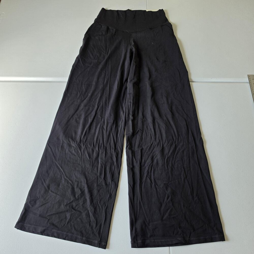 OFFLINE By Aerie Pants Womens Large Black Real Me Xtra Trouser Hi Rise Wide Leg